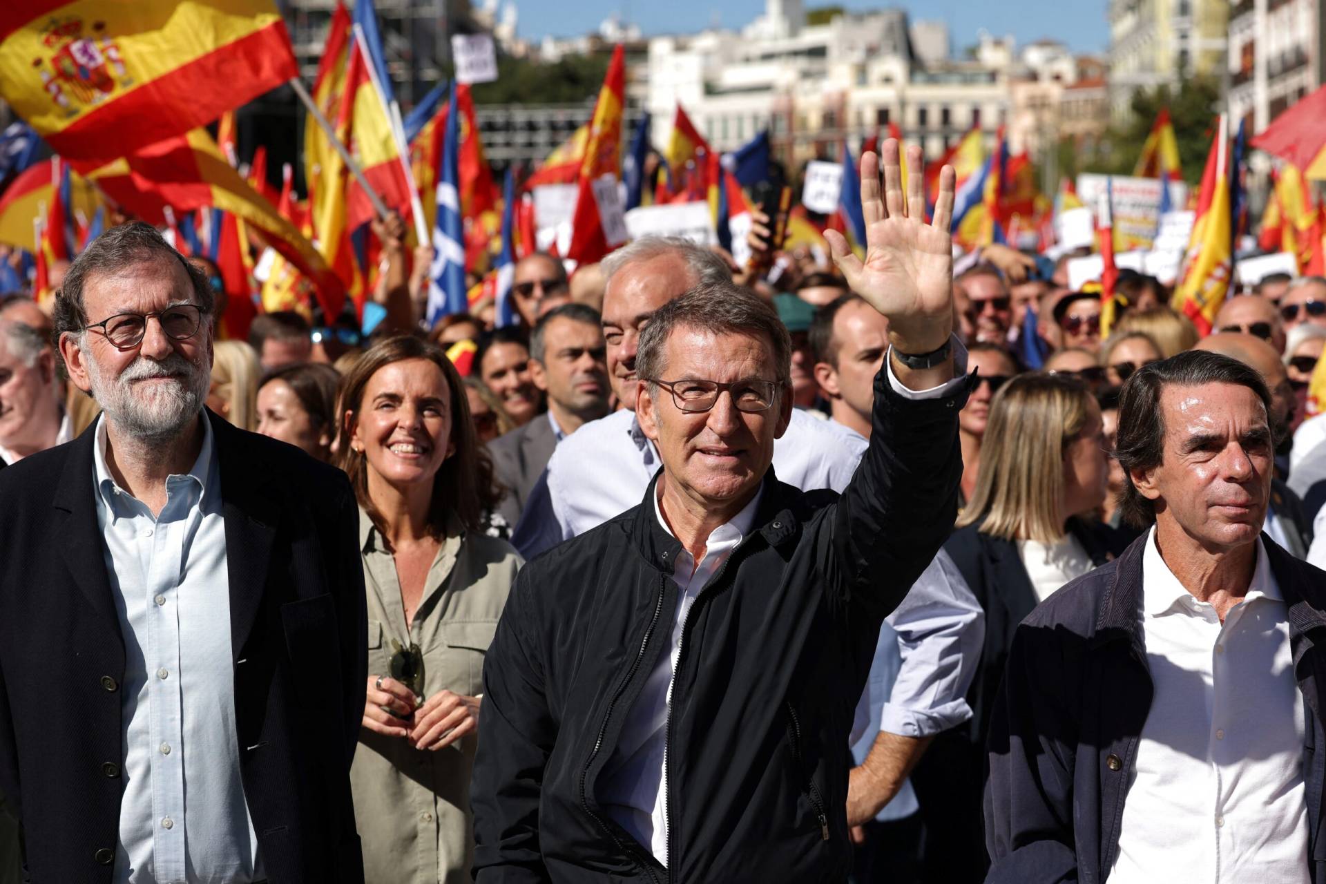 Ισπανία: Διαδήλωση στη Μαδρίτη κατά της χορήγησης αμνηστίας στους Καταλανούς αυτονομιστές