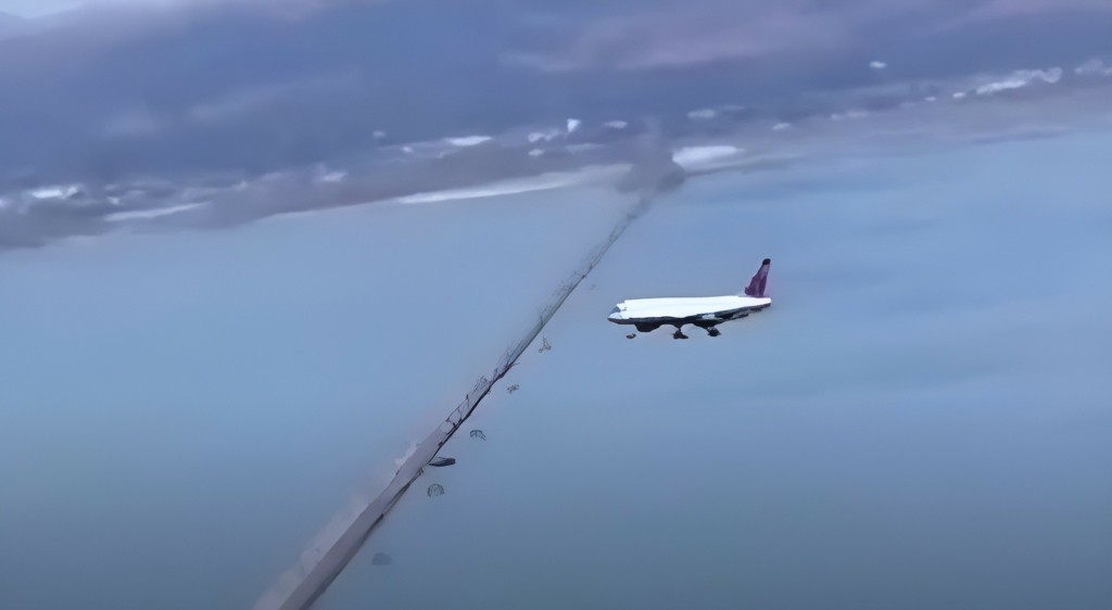 Οπτική ψευδαίσθηση με αεροπλάνο να φαίνεται ακίνητο εν πτήση – Δείτε το viral βίντεο