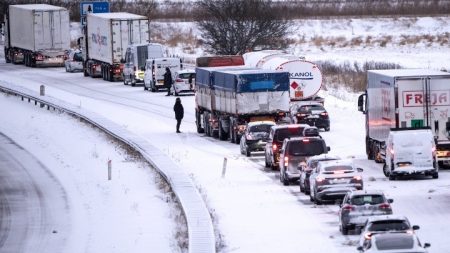 Σφοδρή χιονόπτωση στη Νορβηγία &#8211; Προβλήματα στις μεταφορές