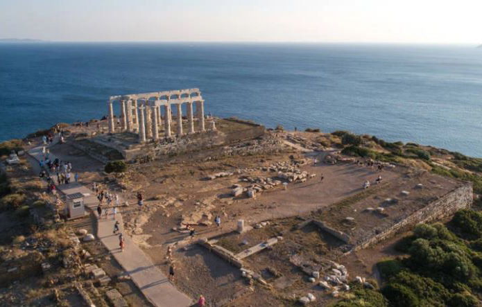 Ο Ναός του Ποσειδώνα στο Σούνιο