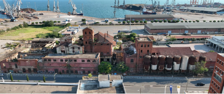 Άποψη του βιομηχανικού συγκροτήματος της πρώην ζυθοποιίας ΦΙΞ στη Θεσσαλονίκη (2)