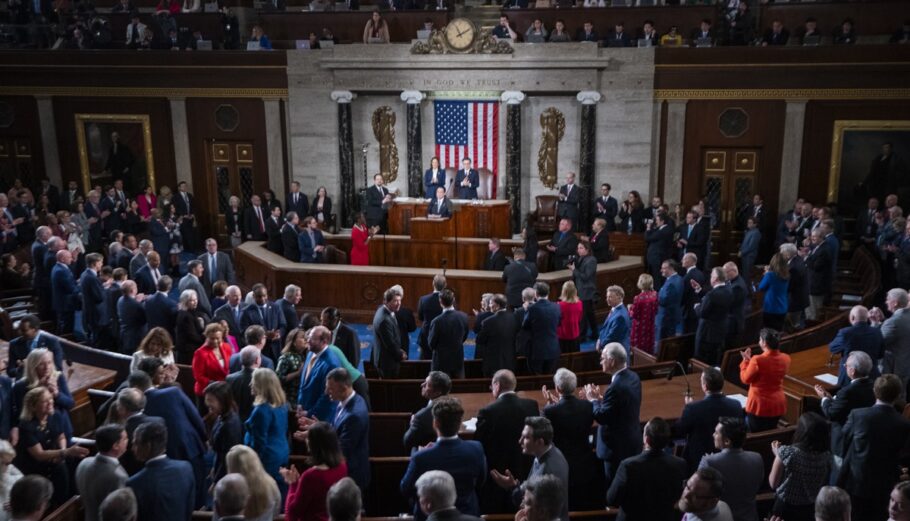 prime minister of japan fumio kishida addresses joint meeting of the us congress