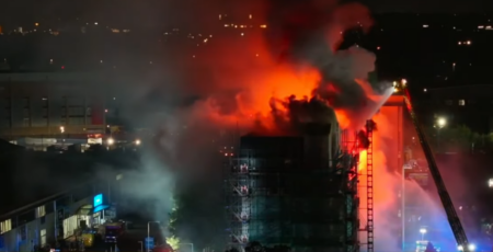 screenshot 2024 08 26 at 13 10 19 (47) firefighters respond after fire engulfs in tower block in dagenham east london youtube